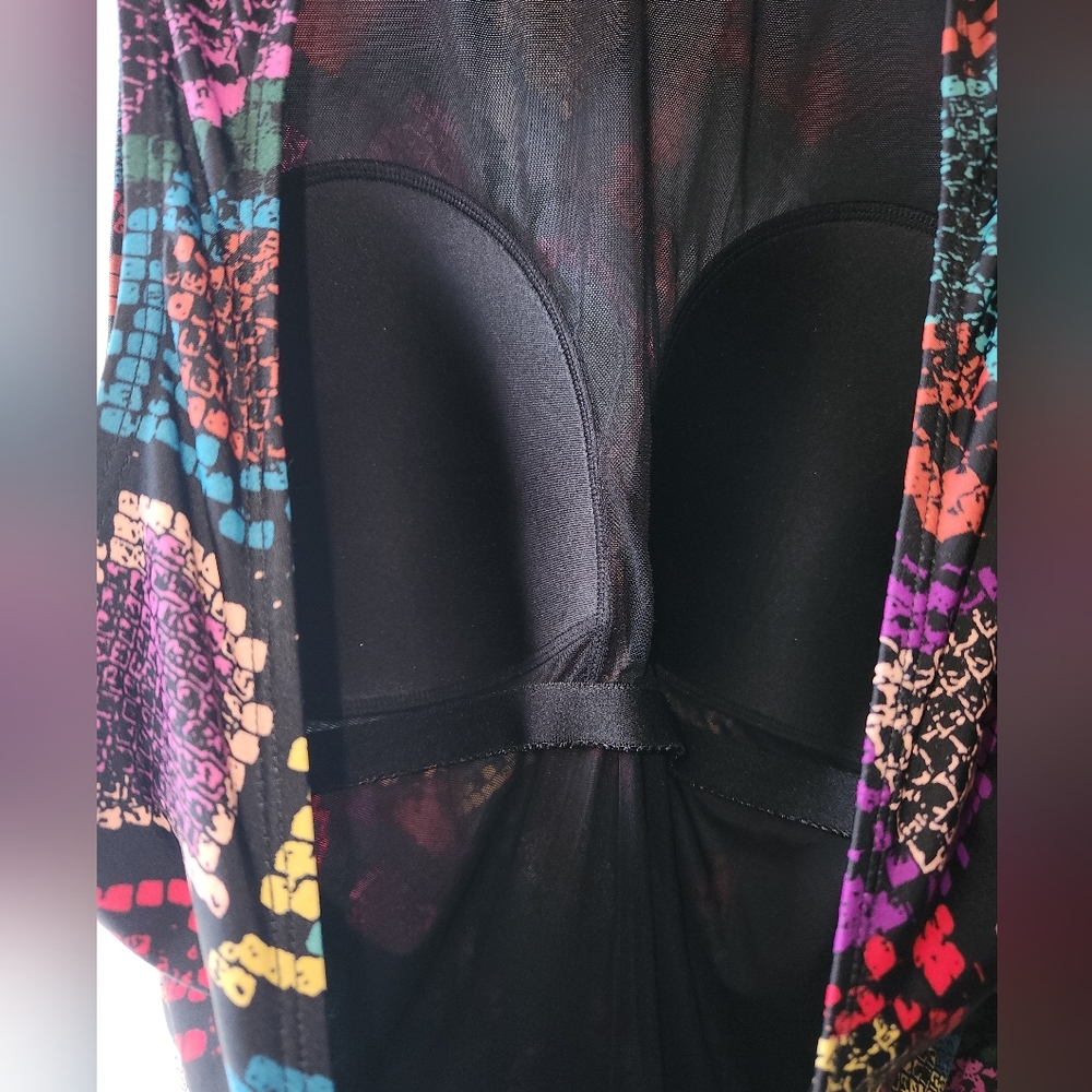Torrid Snakeskin High Neck One Piece Swimsuit, Size 3 - Picture 7 of 10